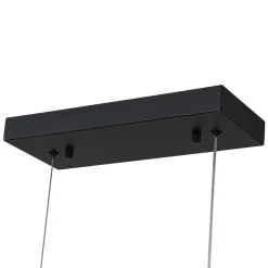 Minimalist Linear Wood Dimmable LED Island Pendant