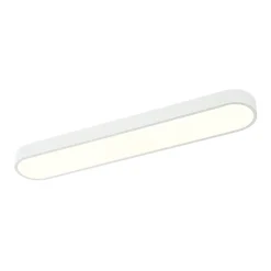 Minimalist Long Oval Dimmable LED Flush Mount Ceiling Light
