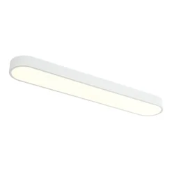 Minimalist Long Oval Dimmable LED Flush Mount Ceiling Light