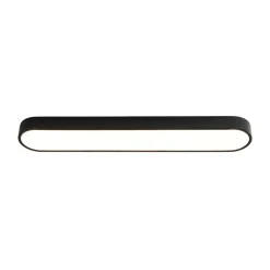 Minimalist Long Oval Dimmable LED Flush Mount Ceiling Light