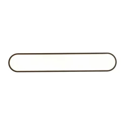 Minimalist Long Oval Dimmable LED Flush Mount Ceiling Light