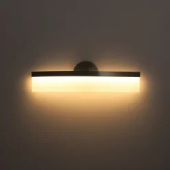 Minimalist Nickel Arched Dimmable LED Vanity Wall Light