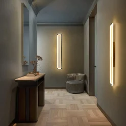 Minimalist Streamlined Rectangular Warm LED Ceiling Light