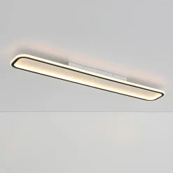 Minimalist Streamlined Rectangular Warm LED Ceiling Light