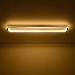 Minimalist Streamlined Rectangular Warm LED Ceiling Light
