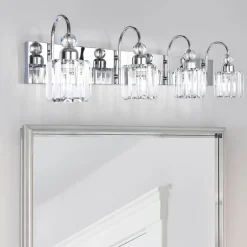 Modern Crystal Vanity Wall Sconce