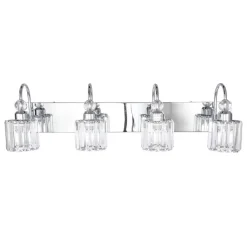 Modern Crystal Vanity Wall Sconce