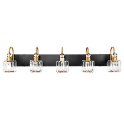Modern Crystal Vanity Wall Sconce