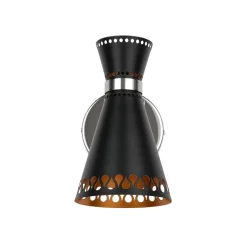 Modern 180-Degree Adjustable Conical 1-Light Wall Sconce