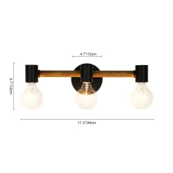 Modern Farmhouse 3-Light Vanity Wall Sconce