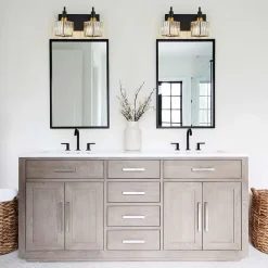 Modern Glam Crystal Bathroom Vanity Light