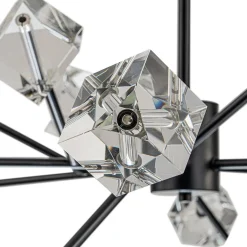 Modern Mid-century Glam Branch Crystal Sputnik Chandelier