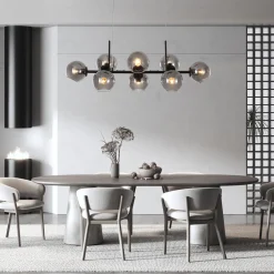 Modern Mid-Century Globe Kitchen Island Pendant Light