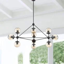 Modern Statement Geometric Chandelier