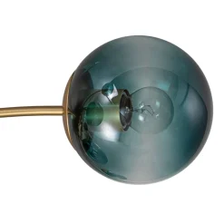 (OpenBox) Bloom 12-Light Blue Glass Bubble Semi Flush Chandelier