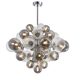 (OpenBox) Cluster Glass Globe Bubble Chandelier 23.6