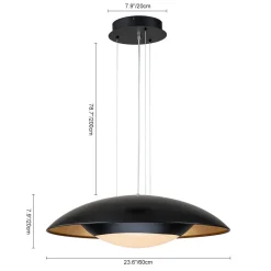 (OpenBox) Contemporary Dimmable Wide UFO LED Pendant Light