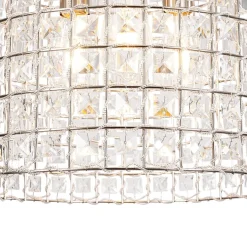 (OpenBox) French Antique Brass Crystal Cage Chandelier