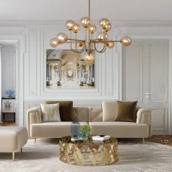 (OpenBox) Glam 13-Light Sputnik Glass Globe Bubble Chandelier