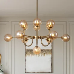(OpenBox) Glam 13-Light Sputnik Glass Globe Bubble Chandelier