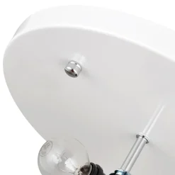 (OpenBox) Mid-Century Modern White Flush Mount Light