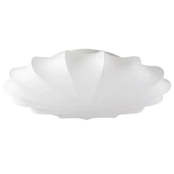 (OpenBox) Mid-Century Modern White Flush Mount Light
