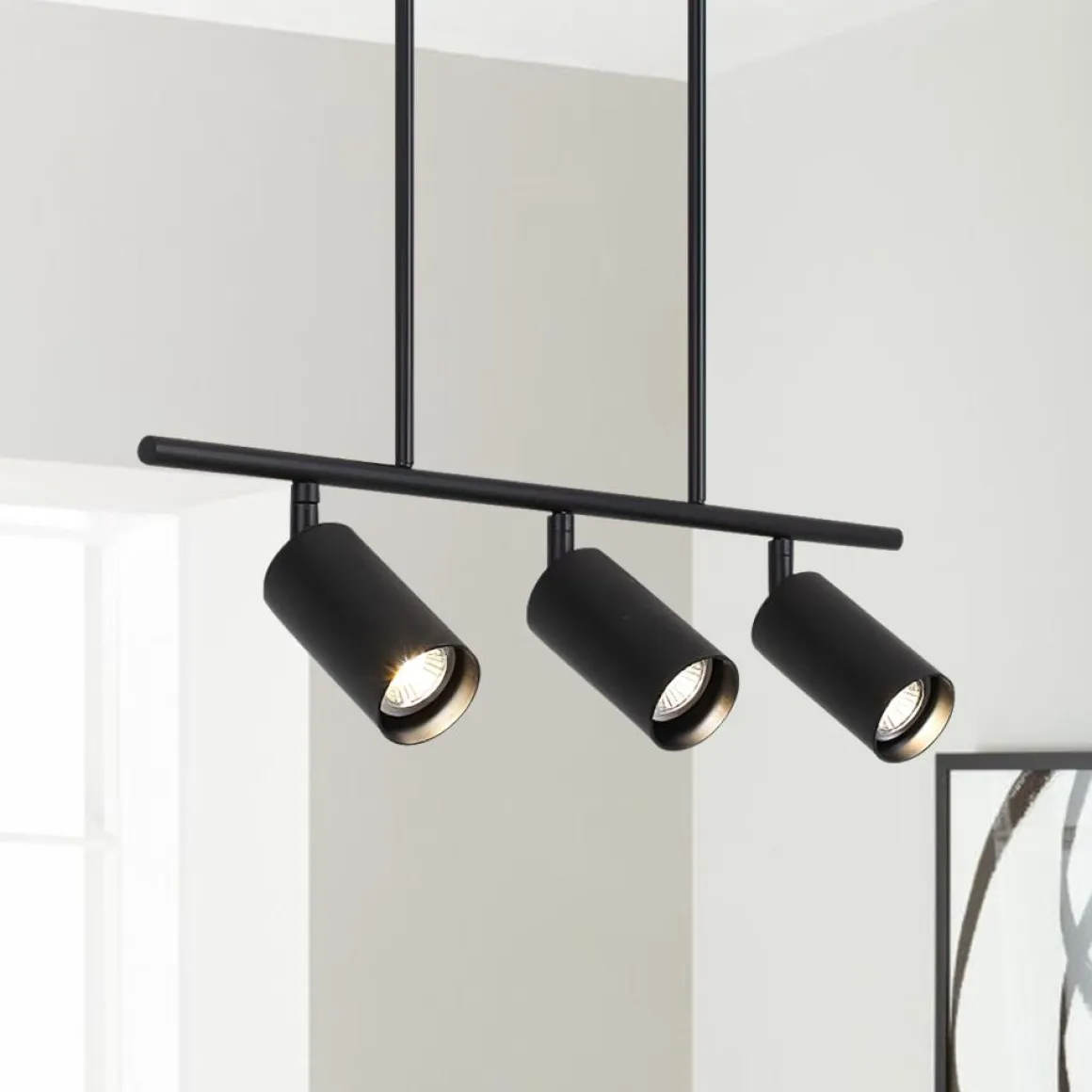 (OpenBox) Modern 5-Light Linear Semi Flush Track Light