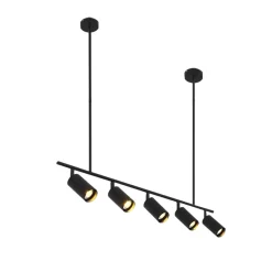 (OpenBox) Modern 5-Light Linear Semi Flush Track Light