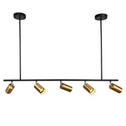 (OpenBox) Modern 5-Light Linear Semi Flush Track Light