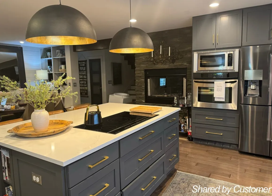 (OpenBox) Oversized Metal Dome Pendant Light