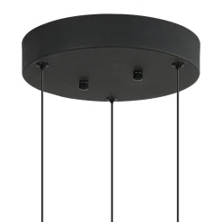 (OpenBox) Prismatic Glass Dimmable LED 3-Light Cluster Round Pendant