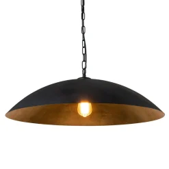 (OpenBox) Vintage Oversized Flat Dome Metal Pendant Light