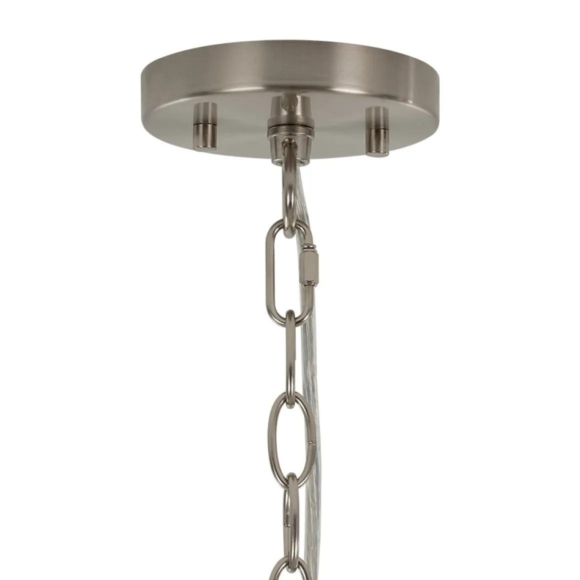 Oversized 8-Light Spiral Tiered Clear Glass Bubble Chandelier