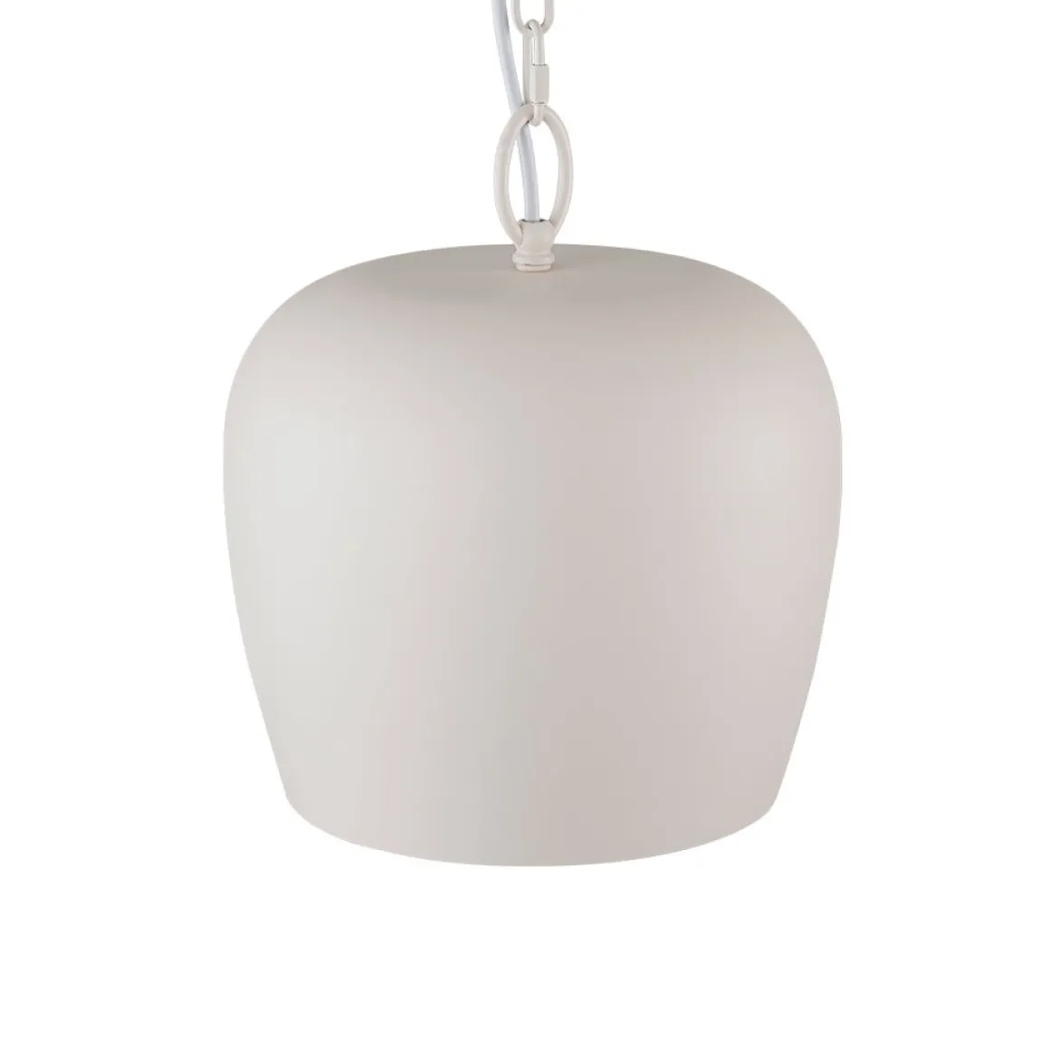 Scandinavian 1-Light Geometric White Kitchen Pendant Light