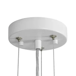 Scandinavian Oversized Iron White Bell Dome Pendant Light