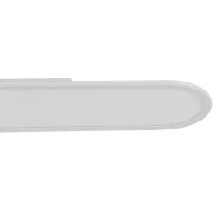 White Long Oval Warm Dimmable LED Semi Flush Mount
