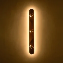 Wood Oval LED Adjustable Spotlight Ceiling Track Light