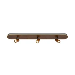 Wood Oval LED Adjustable Spotlight Ceiling Track Light