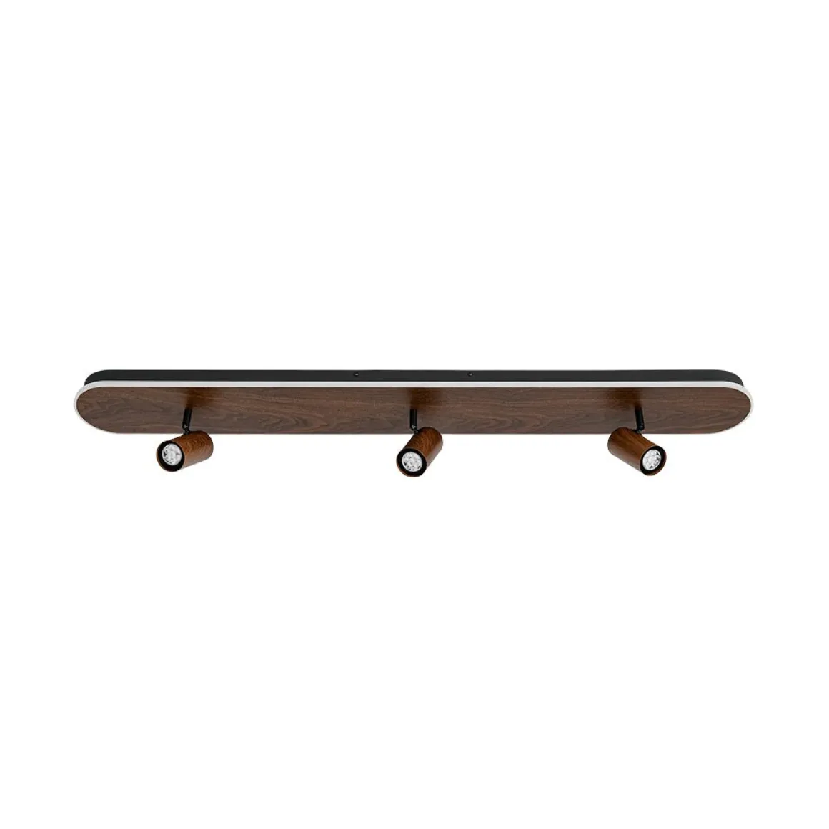 Wood Oval LED Adjustable Spotlight Ceiling Track Light